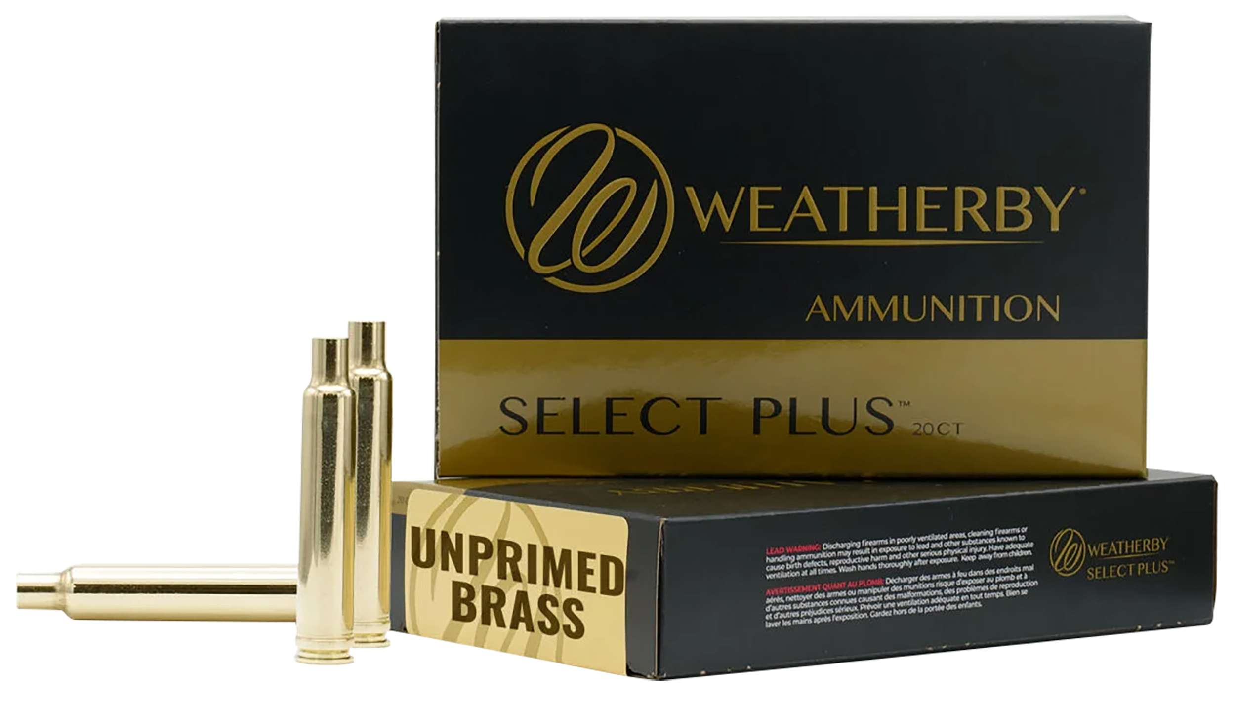 Weatherby BRASS303 Unprimed Cases 30-378WthbyMag Rifle Brass 20/Box