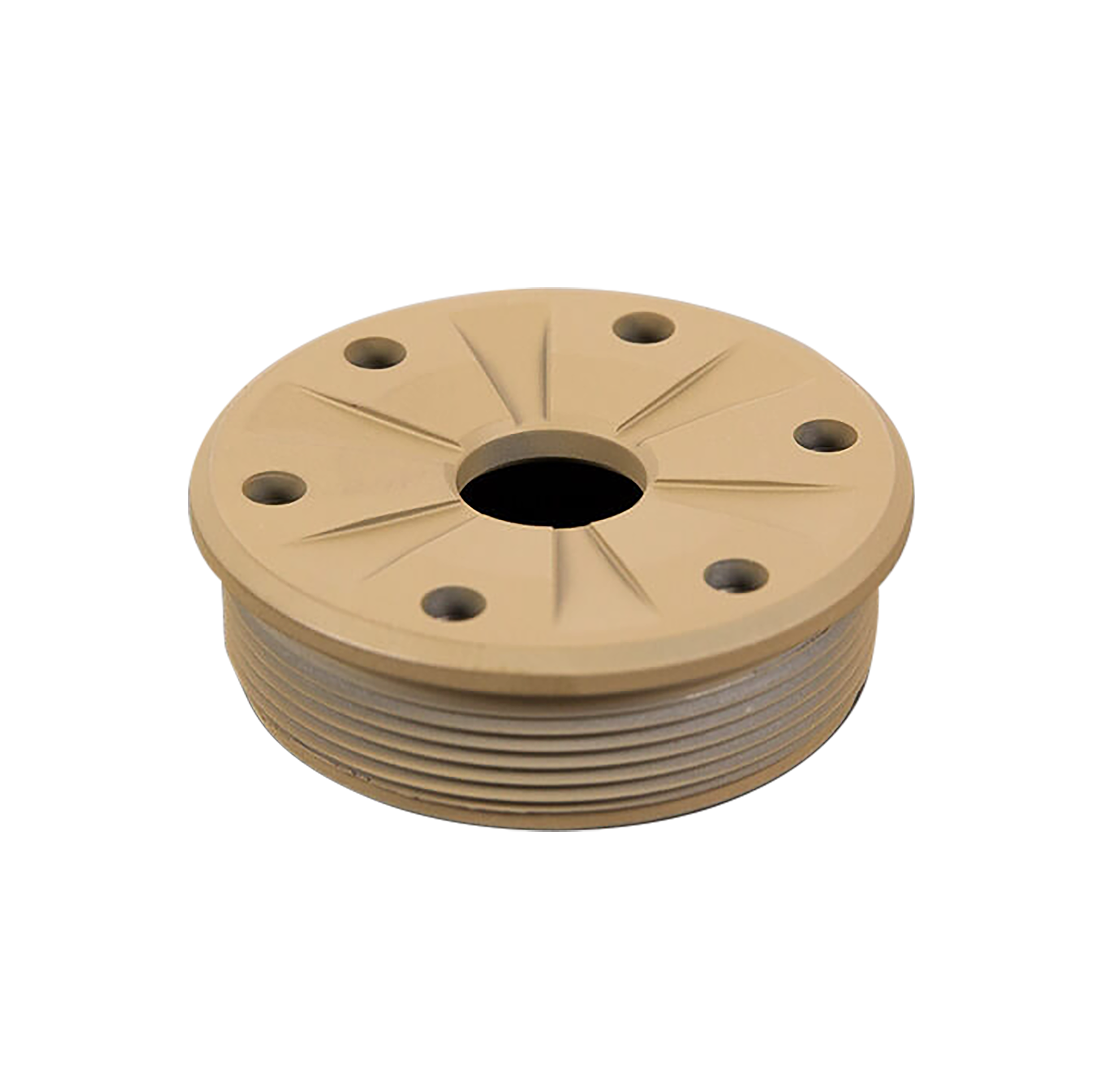 SilencerCo AC1369 Bravo Front Cap 30 Cal Fits Matte FDE