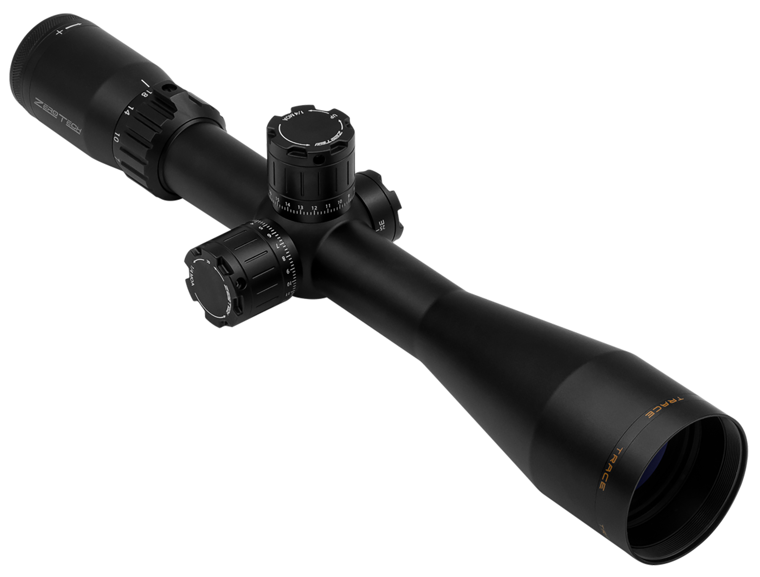 Zero Tech Optics TR4275FM  Trace Black 4.5-27x 50mm 30mm Tube RMG Reticle