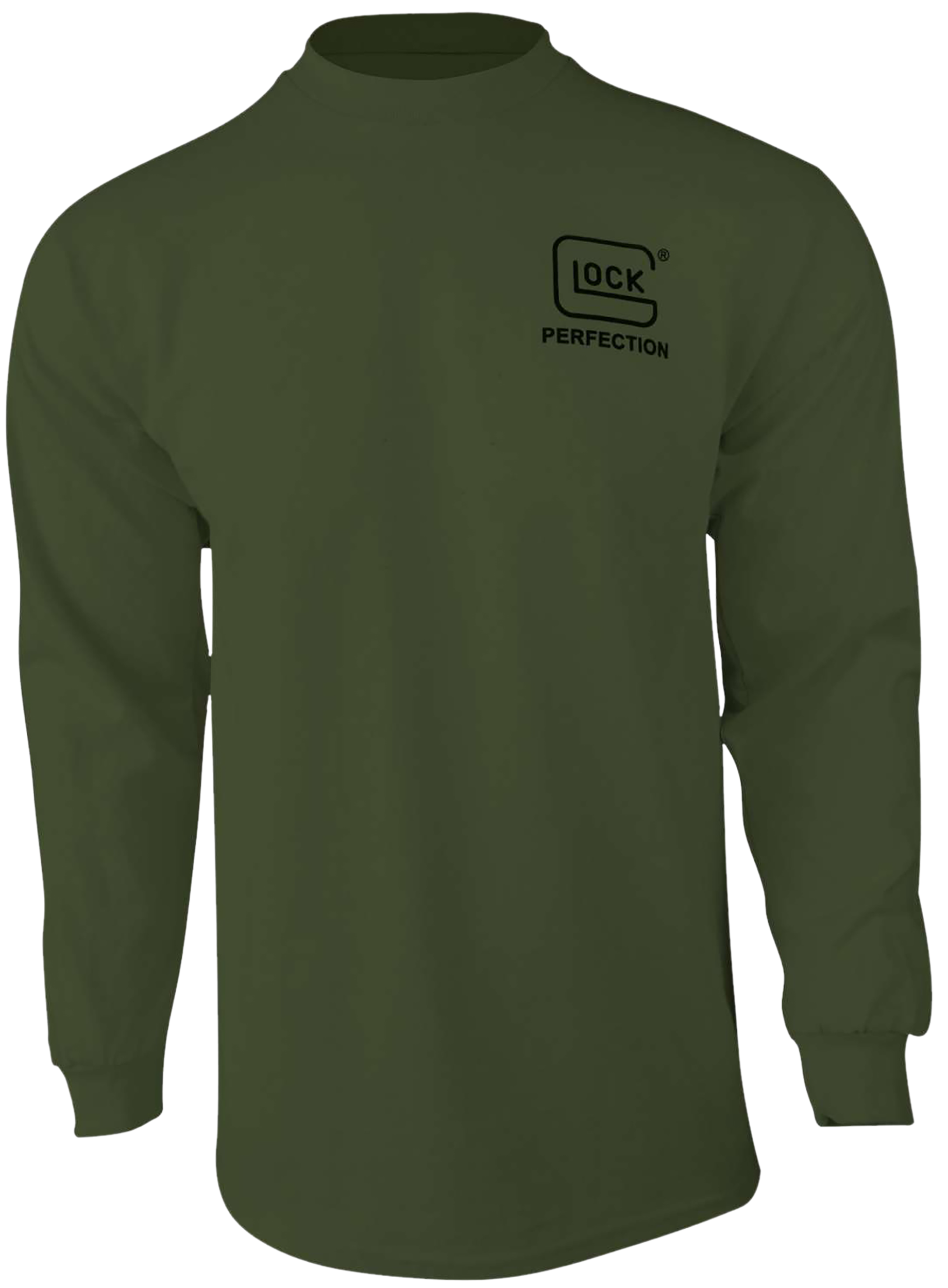 Glock AP96070 Born In Austria  Military Green Pre-Shrunk Cotton Long Sleeve 3XL
