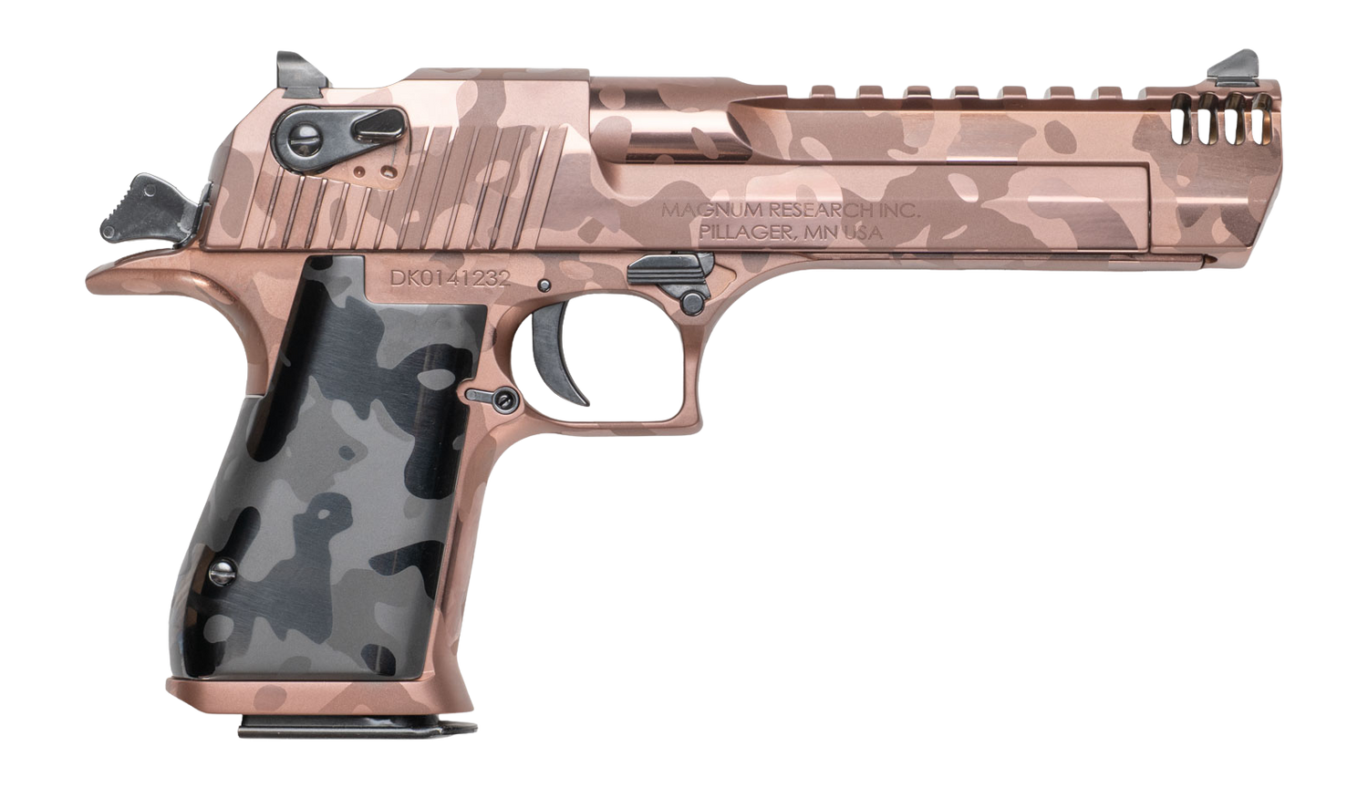 CNC Firearms CNCEMREAP50 Magnum Research DE MK XIX Ember Reaper Limited Edition 50 AE 7+1 6" Integral Muzzle Brake/Picatinny Rail Barrel