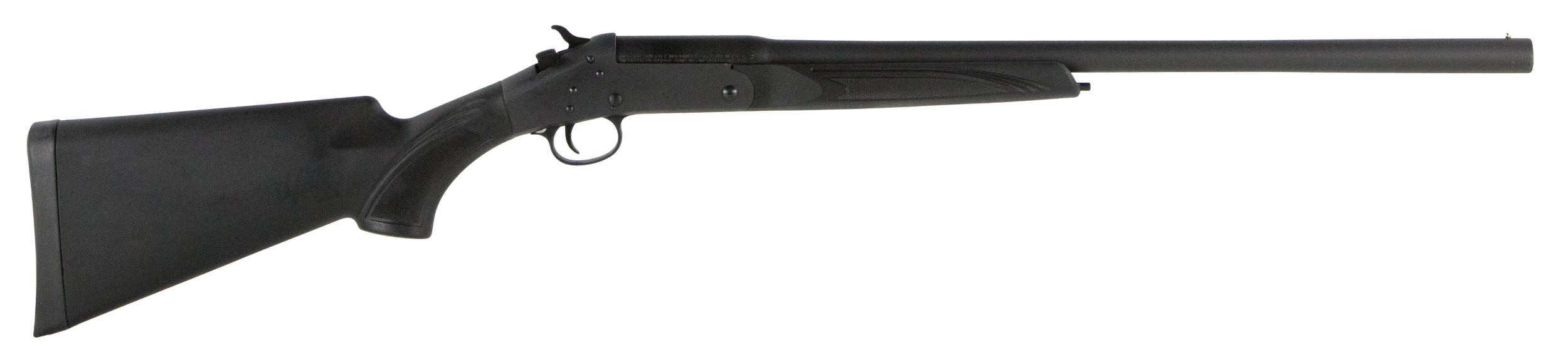Stevens 22559 301 Compact 20 Gauge Break Open 3" 1rd 22" Matte Black Single Shot Barrel, Matte Black Carbon Steel Receiver, Fixed Matte Black Synthetic Stock, Ambidextrous