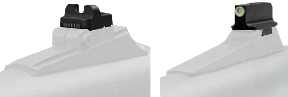 TruGlo TG231N1W Tritium Pro  Black | Green Tritium White Outline Front Sight Green Tritium Rear Sight