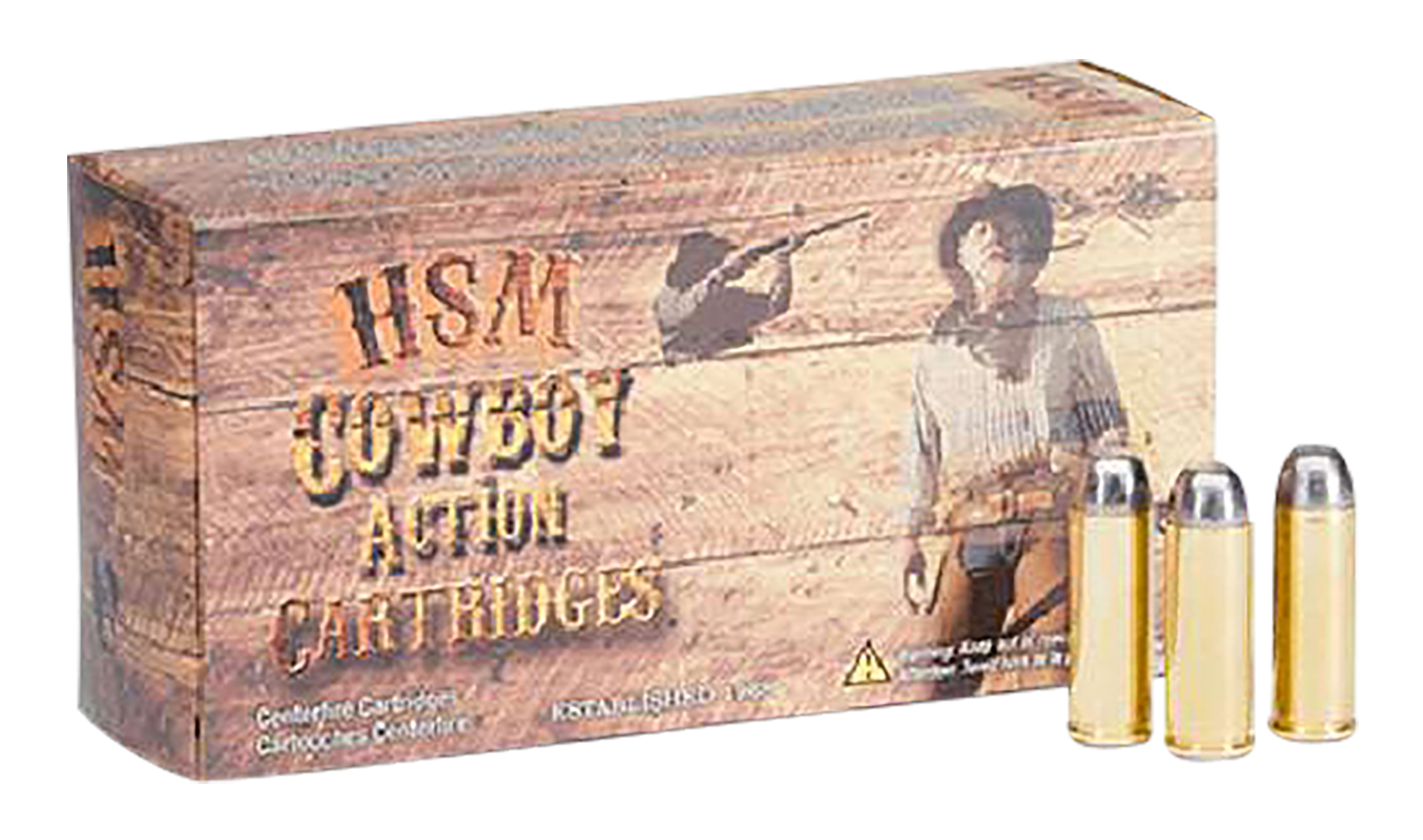 HSM 383N Cowboy Action 38 Special 148 gr Semi Wadcutter 50 Per Box/ 10 Case