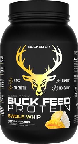 BUCKED UP BUCK FEED ORIGINAL PROTEIN SWOLE WHIP 30 SERVINGS