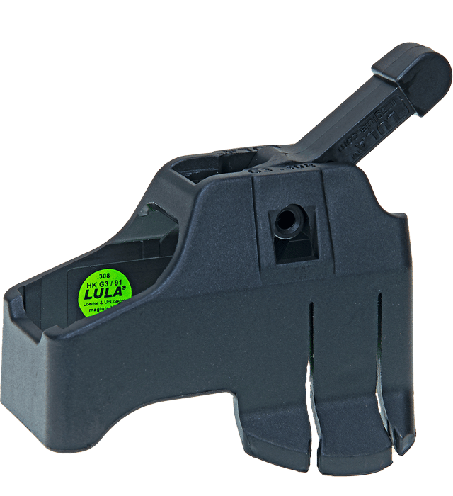 Maglula LU25B LULA Loader & Unloader Made of Polymer with Black Finish for 308 Win, 7.62x51mm NATO HK 91, G3