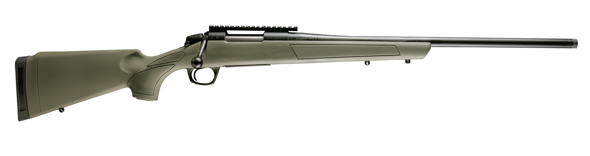 CVA CR3901G Cascade  6.5 Creedmoor 4+1 22" Graphite Black Cerakote Steel Threaded Barrel & Receiver w/Picatinny Rail, OD Green Adj LOP Synthetic Stock