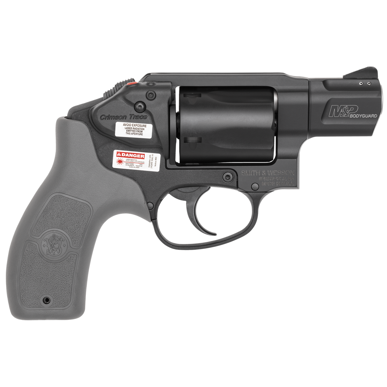 SMITH & WESSON M&P BODYGUARD CT RED LSR 38SPL 1.875" 5RD DAO MA COMP.