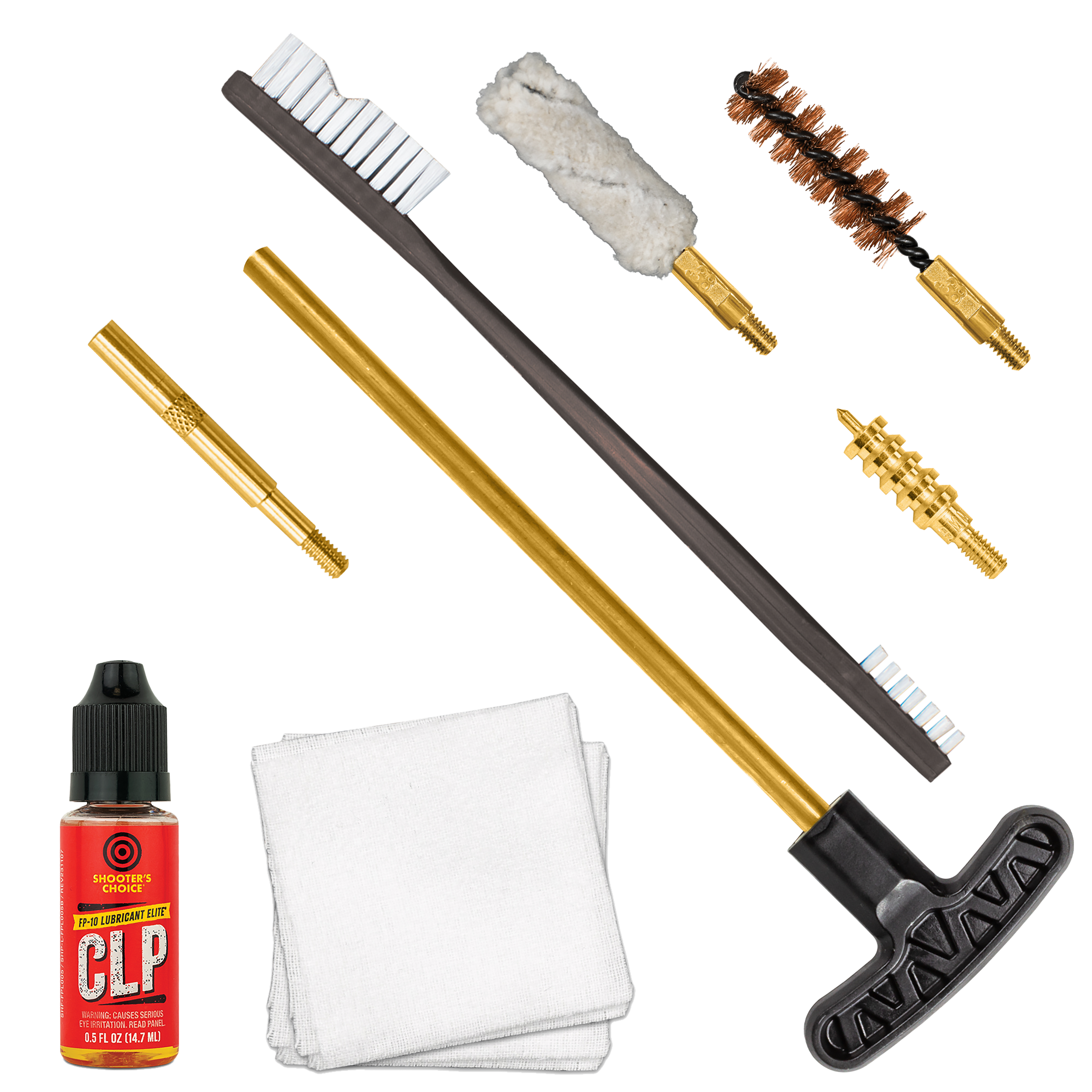 Otis FGSRS9MM 9mm Cleaning Kit For Pistol 9mm/.375/.38 Cal Yellow Plastic Box Case