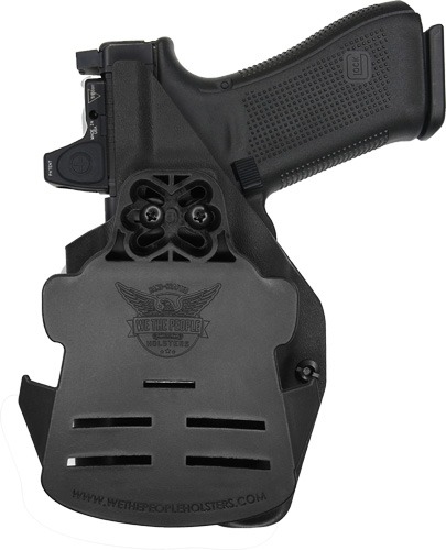 WE THE PEOPLE HOLSTER OWB RH FOR GLOCK 17 MOS W/OPTIC BLK