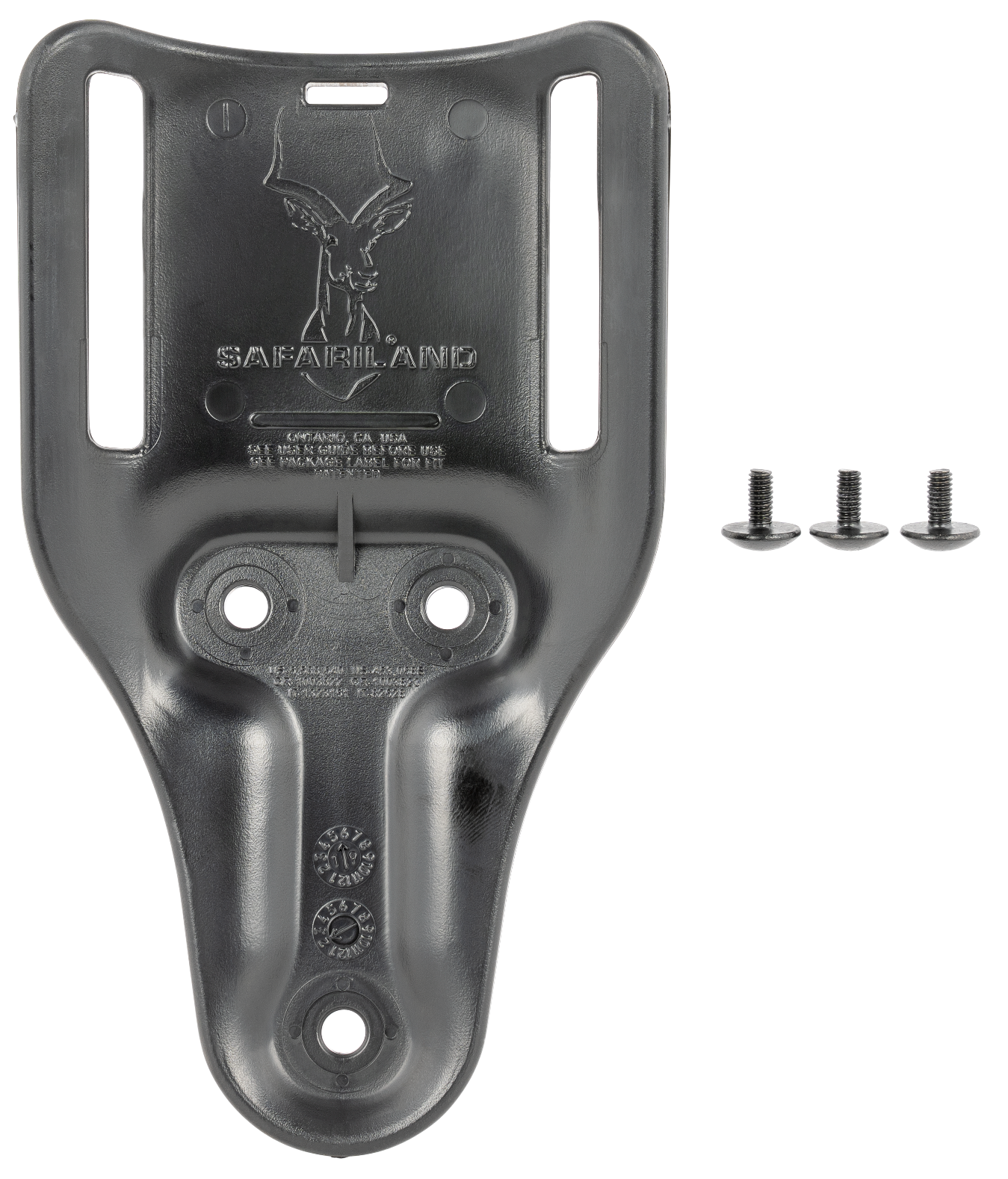 Safariland 6070UBL22 Mid-Ride Universal Belt Loop 2" Black Belt Mount