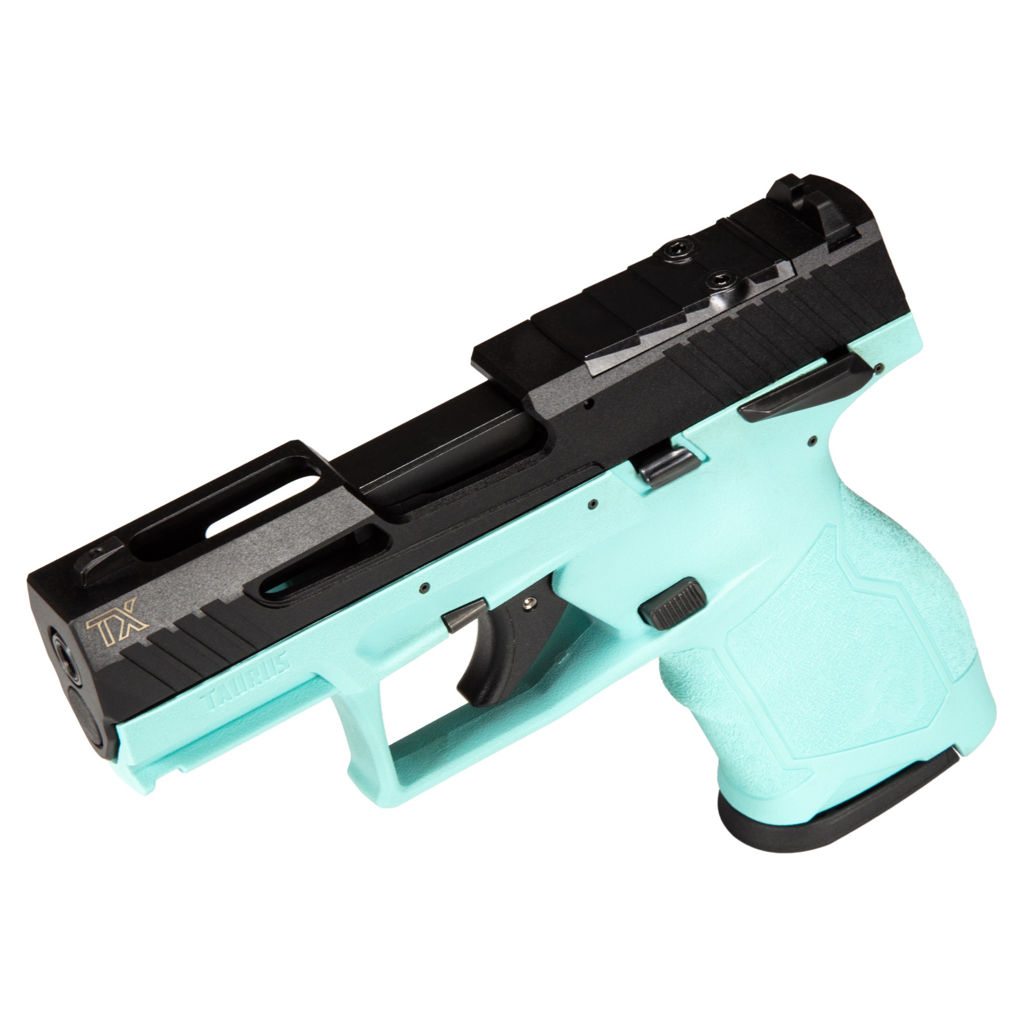 TAURUS TX22C MS 22LR 3.6" 13RD CYAN