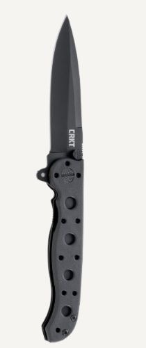 CRKT M16-01KZ 3" FINE EDGE SPEAR POINT BLACK CLAM PACK