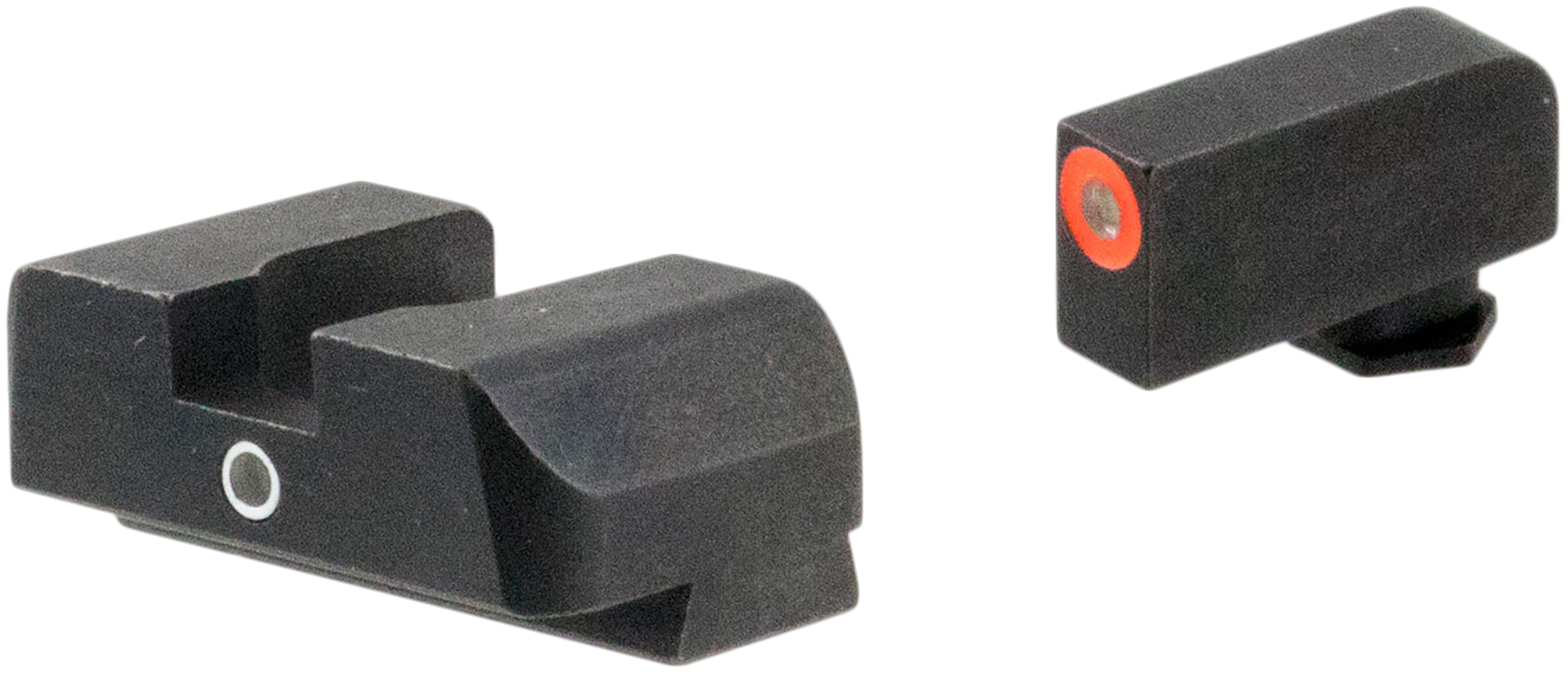 AmeriGlo GL5201 i-Dot Sight  Set for Glock  Green Tritium Orange Outline Front Sight-Green Tritium Rear Sight