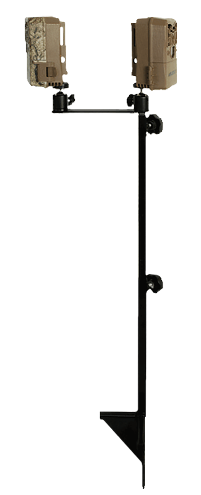 Muddy MUDMTCATCS03 Dual Game Camera Mount 19"-41" High Black Steel