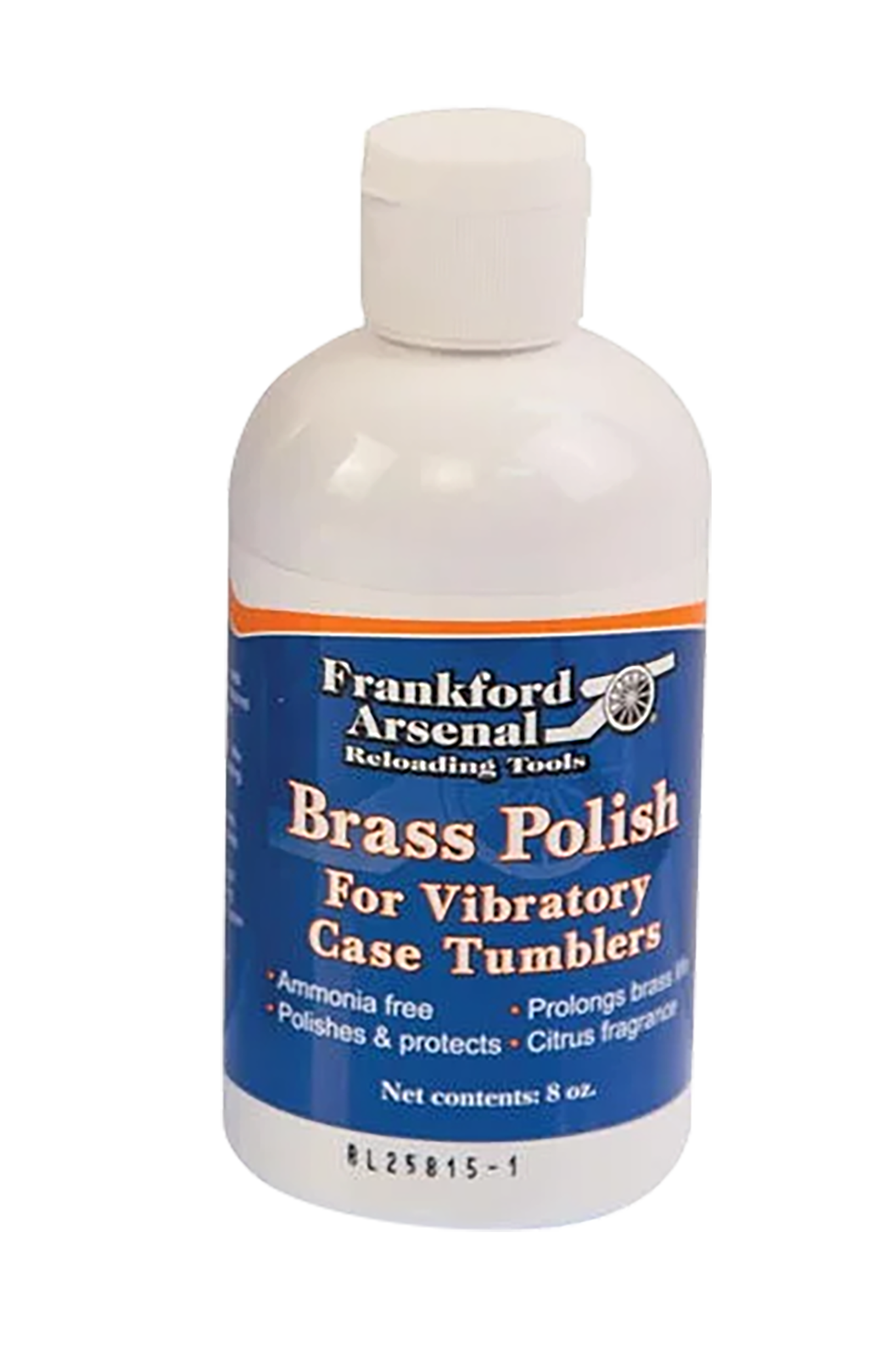 Frankford Arsenal 887335 Quick-N-Ez Brass Polish 8 oz Squeeze Bottle
