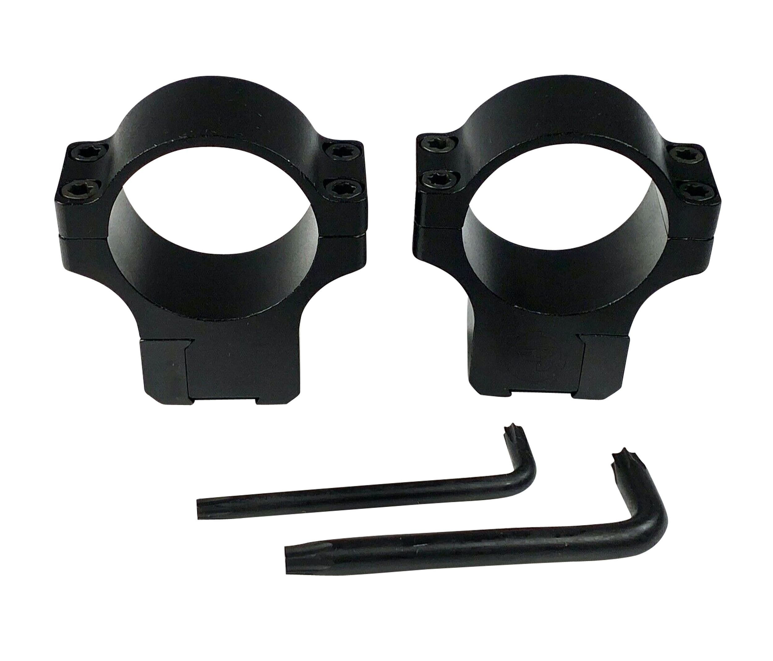 CZ-USA 40087 CZ Rings 457/455  Matte Black 30mm Medium