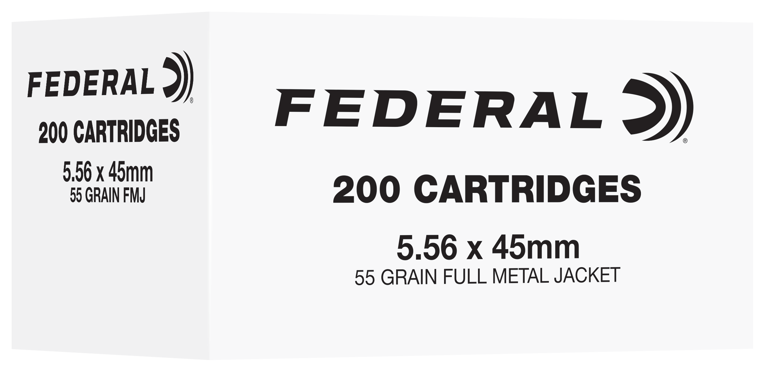 Federal FC556F200 5.56NATO 55gr Full Metal Jacket 200 Per Box/5 Case