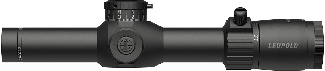 Leupold 183316 Mark 4HD  Matte Black 1-4.5x24mm, 30mm Tube, Illuminated SFP FireDot TMR Reticle