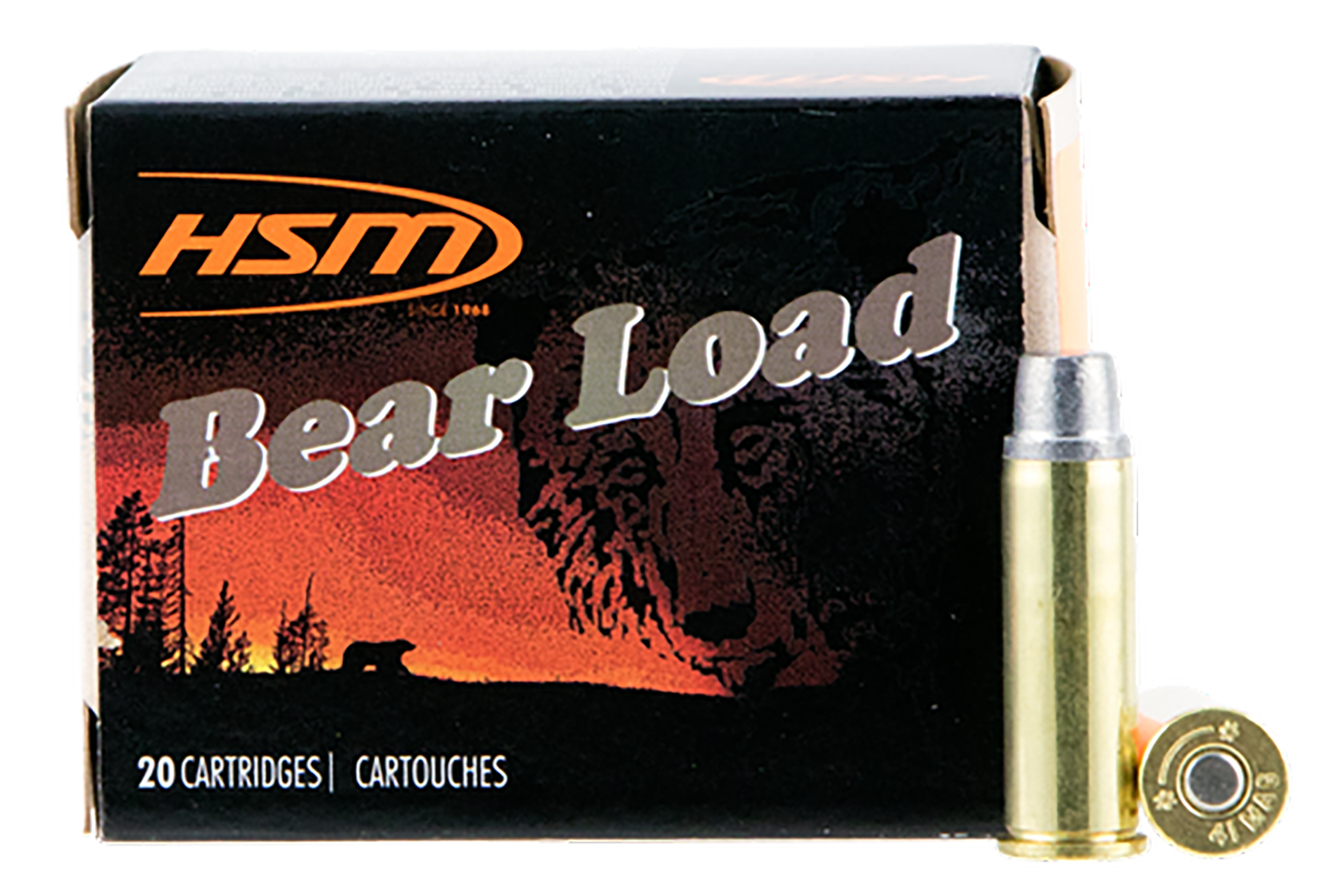 HSM 414N Bear Load 41 Rem Mag 230 gr Semi Wadcutter 50 Per Box/ 10 Case