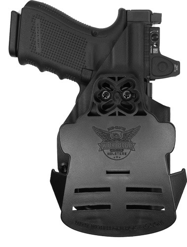 WE THE PEOPLE HOLSTER OWB RH FOR GLOCK 19/19X MOS OPTIC BLK