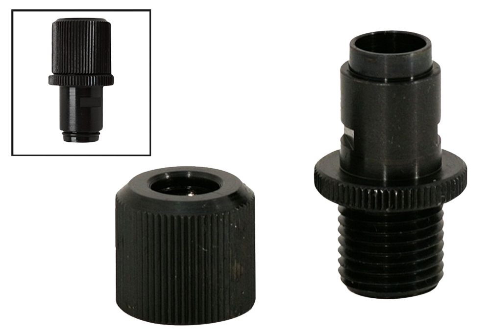 Walther Arms 512105 Threaded Barrel Adapter  P22 Black Nitride Stainless Steel 1/2"-28 tpi Handgun
