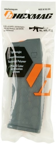 HEXMAG MAGAZINE AR-15 5.56X45 15RD GRAY POLYMER SERIES 2