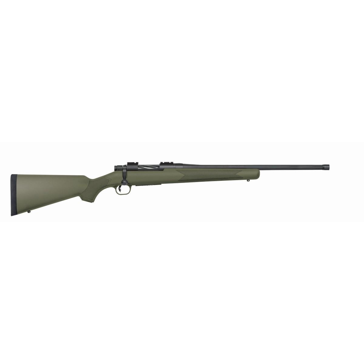 Mossberg Patriot 450 Bushmaster 4rd Capacity 20in Threaded Barrel Matte Blue OD Green Stock