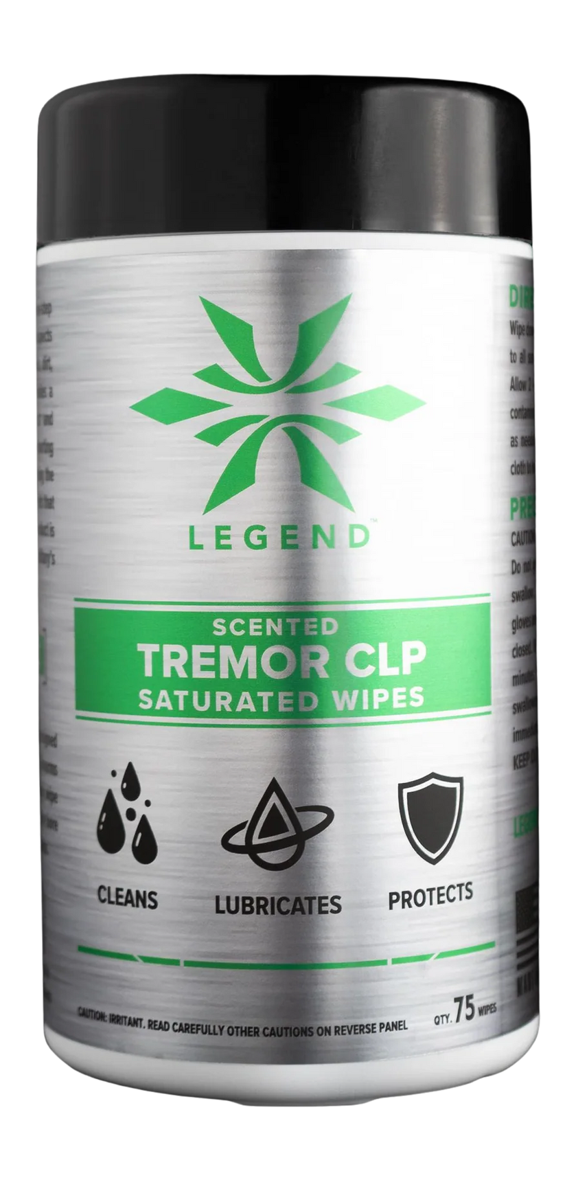 LEGEND TRMR-SW-75 TREMOR SCENTED CLP SATURATD WIPE