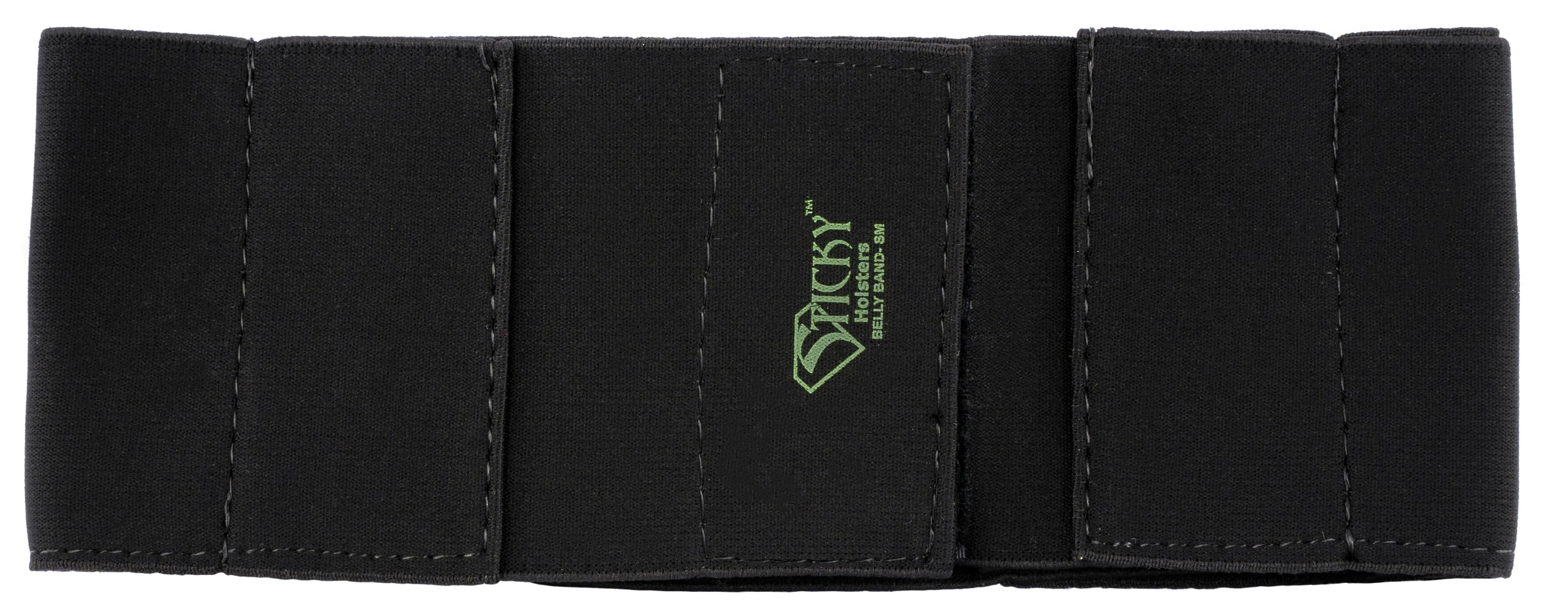 Sticky Holsters BBSM Belly Band Black Small Elastic 24"-34"