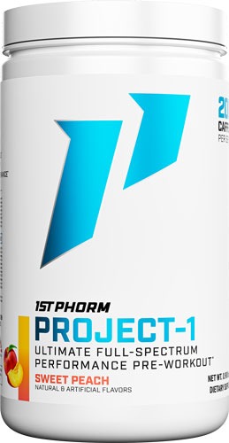 1st Phorm Project-1 Pre Workout Sweet Peach