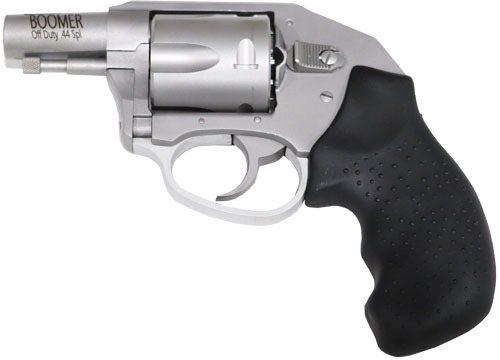 CHARTER ARMS BOOMER 2" 44 SPEC 5-SHOT RUBBER GRIPS STAINLESS