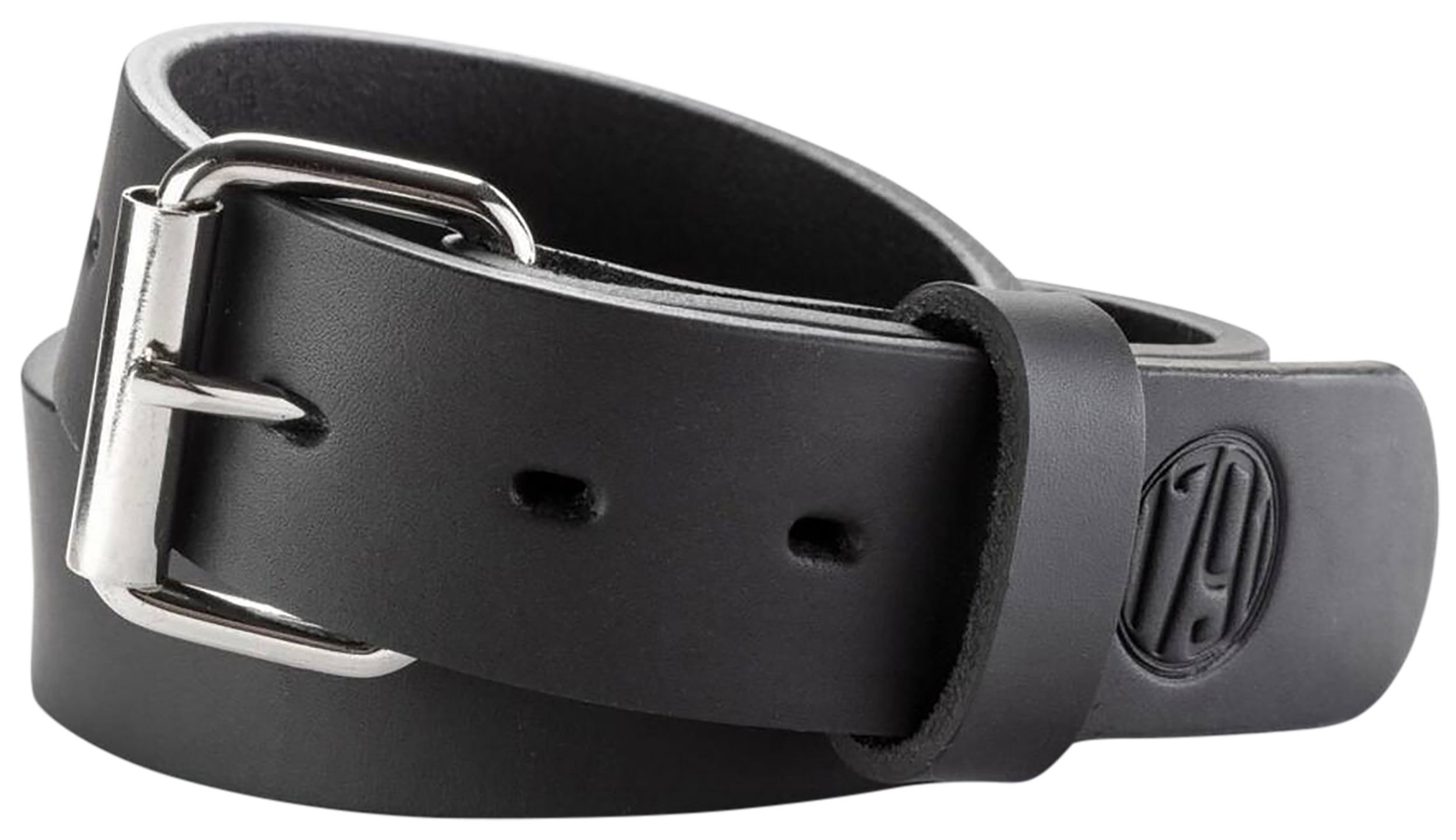 1791 Gunleather BLT013438SBLA 01  Gun Belt Stealth Black Leather 34/38 1.50" Wide Buckle Closure