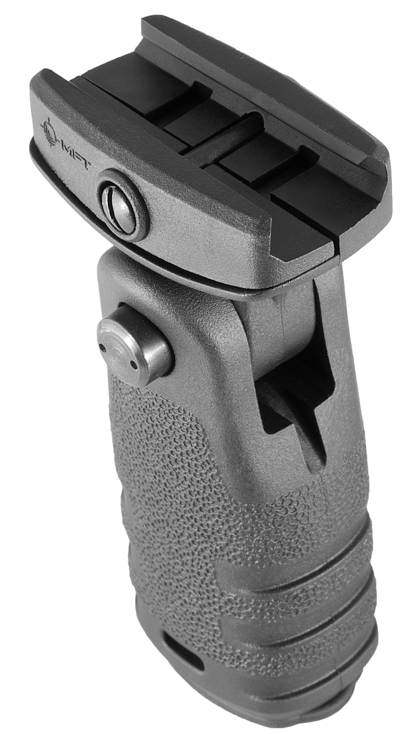 Mission First Tactical RFG React Vertical Grip Folding Black Polymer for AR-Platform