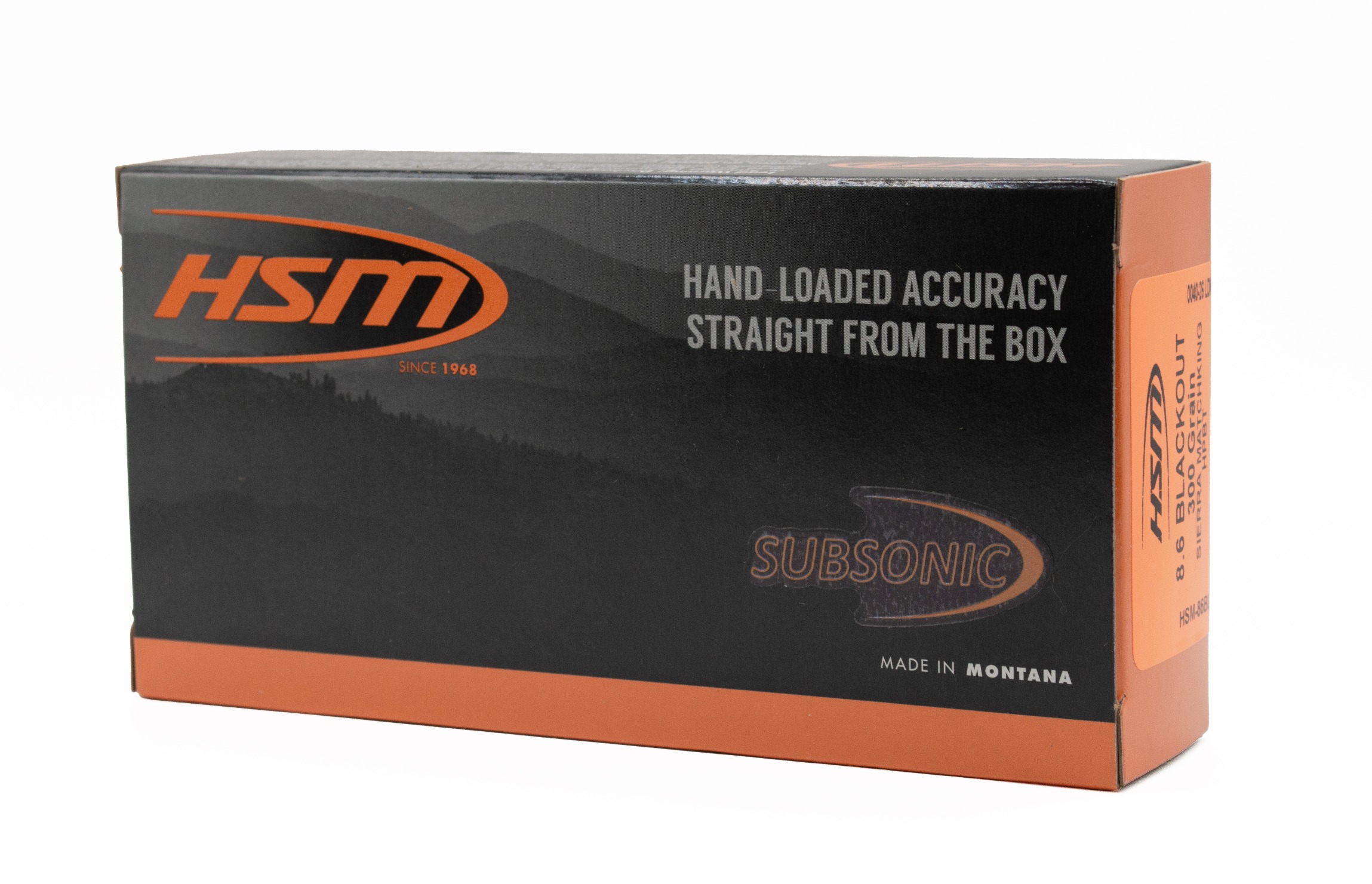 HSM SUBSONIC 8.6BLK 300GR HP BT 20/25