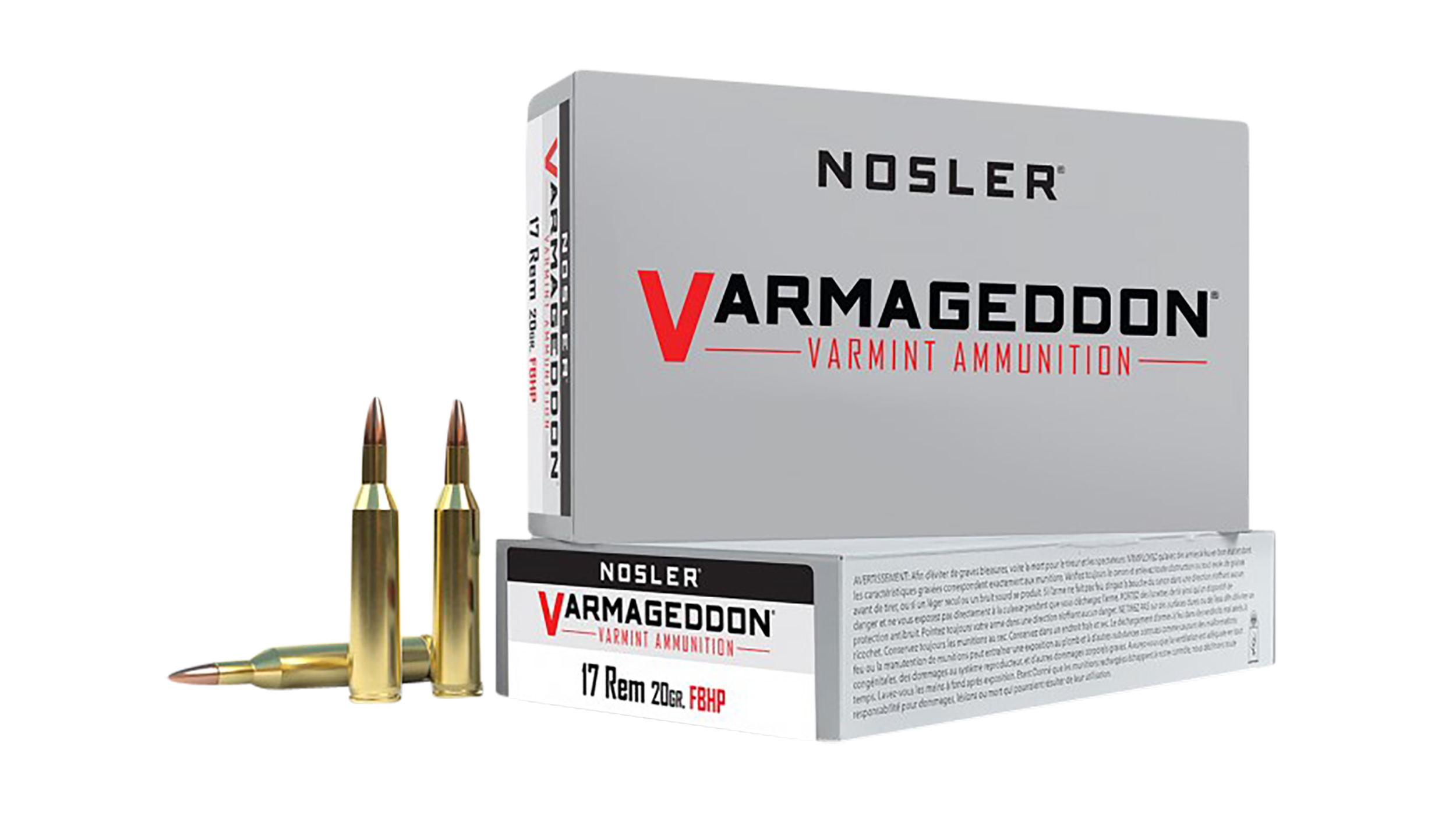 Nosler 65100 Varmageddon 17Rem 20gr Flat Base Hollow Point 20 Per Box/20 Case