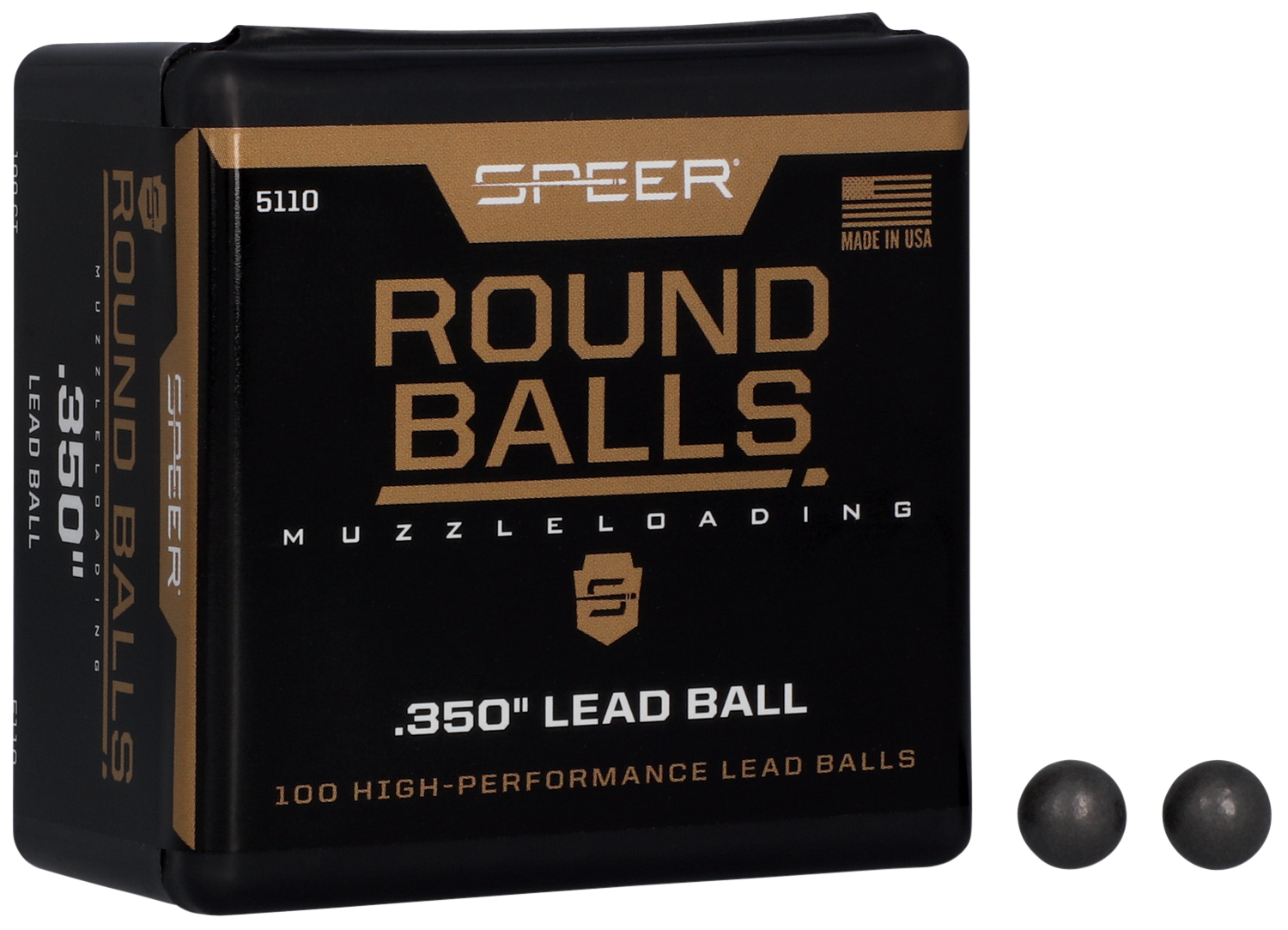 Speer 5110 Lead Balls  36Cal Lead Ball 64gr 100 Per Box/5 Case