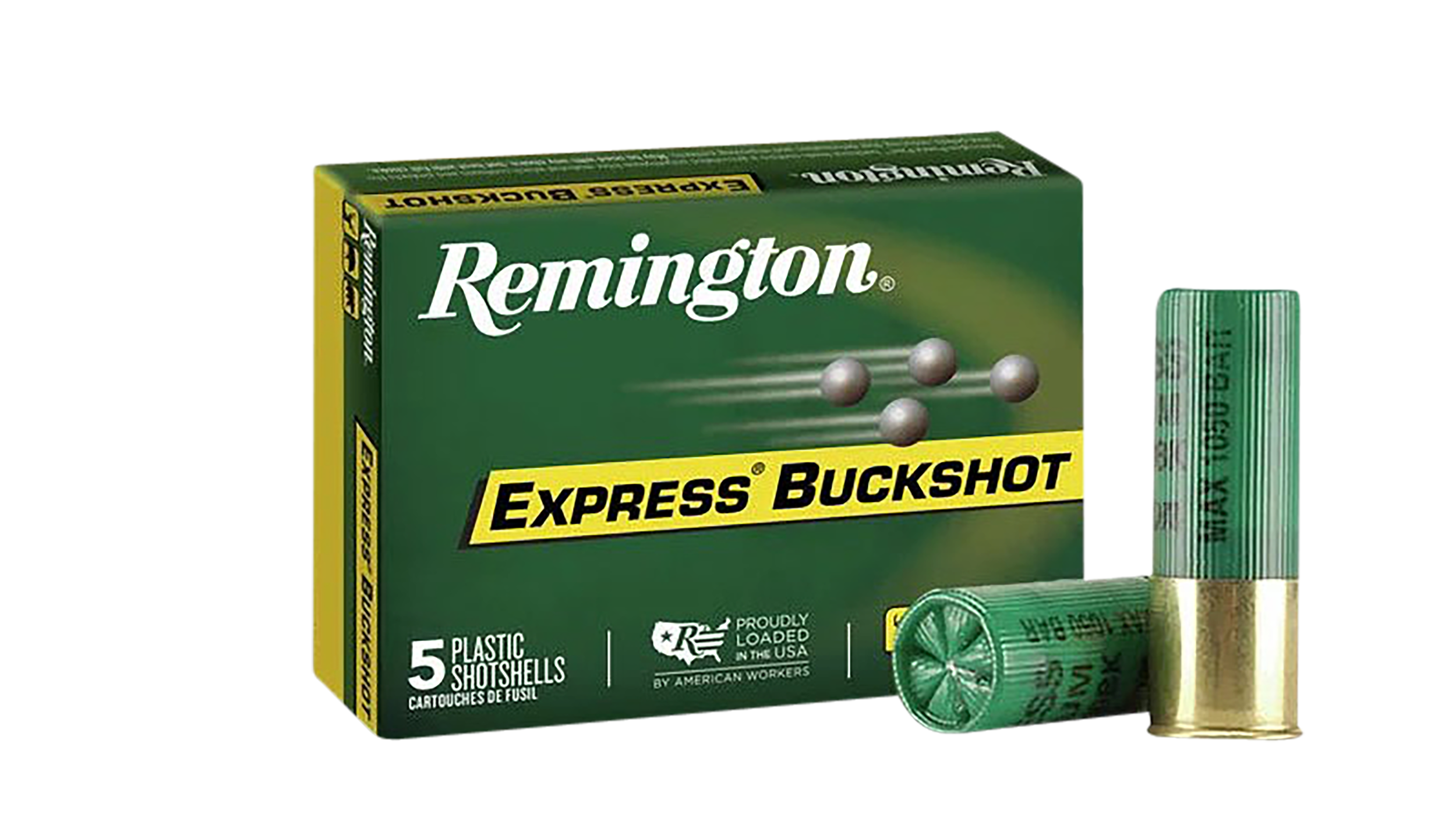 Remington Ammunition 20406 Express Buckshot 12Gauge 2.75" 000Buck Shot 5 Per Box/50 Case
