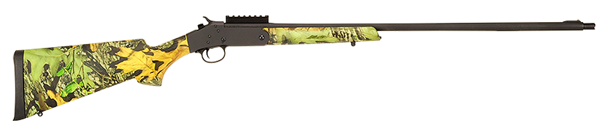 Stevens 19253 301 Turkey 410 Gauge Break Open 3" 1rd 26" Matte Black Steel Barrel, Matte Black Carbon Steel Receiver w/Rail Mount, Sporter Mossy Oak Obsession Synthetic Stock, Ambidextrous