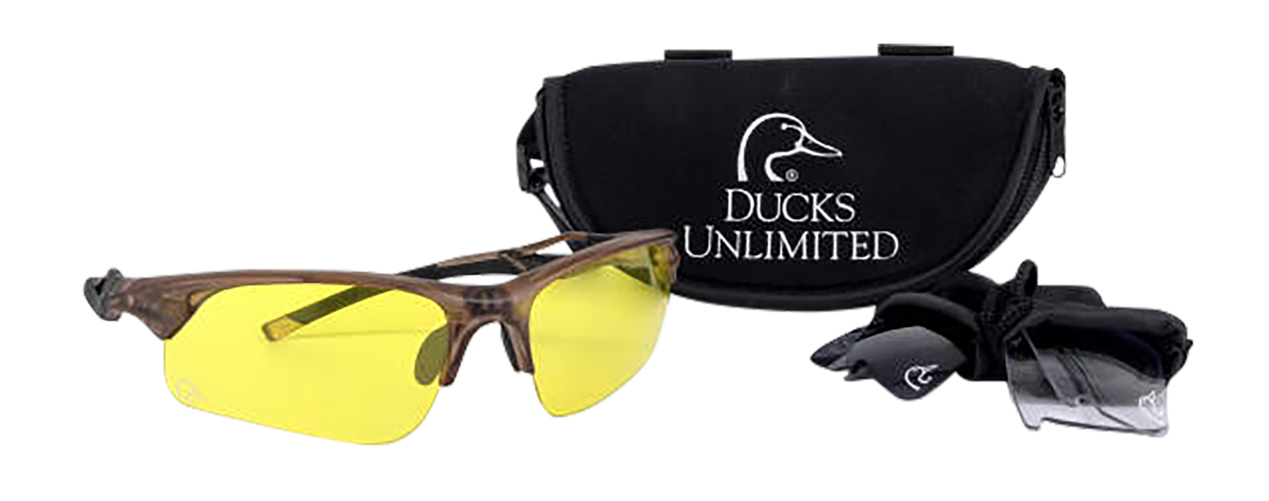 Radians DUINTLENS3BX Ducks Unlimited Interchangeable Lens Kit Clear/Smoke/Amber Lens Translucent Frosted Frame