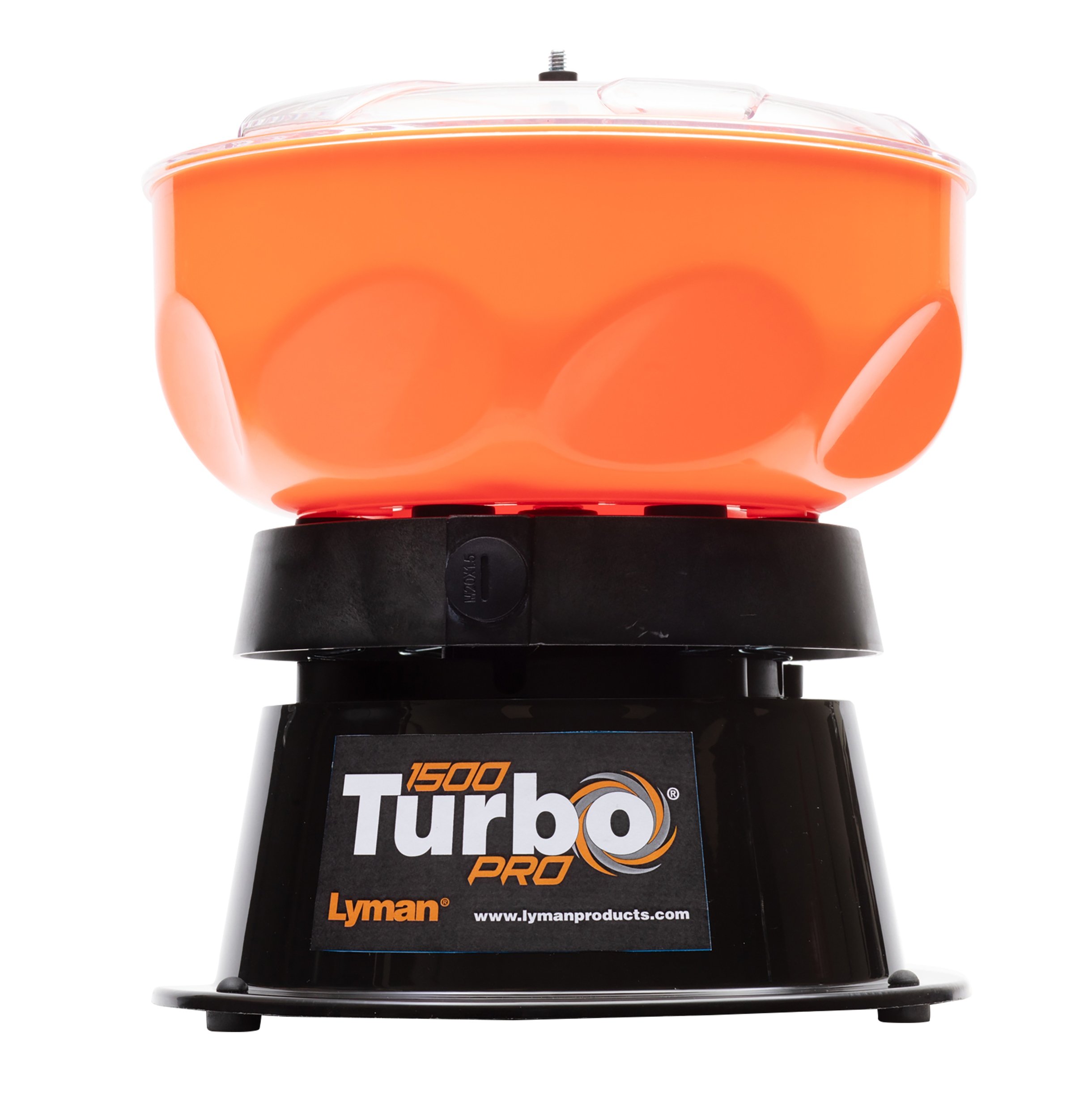 Lyman 7631650 1500 Pro Turbo Tumbler Black/Orange