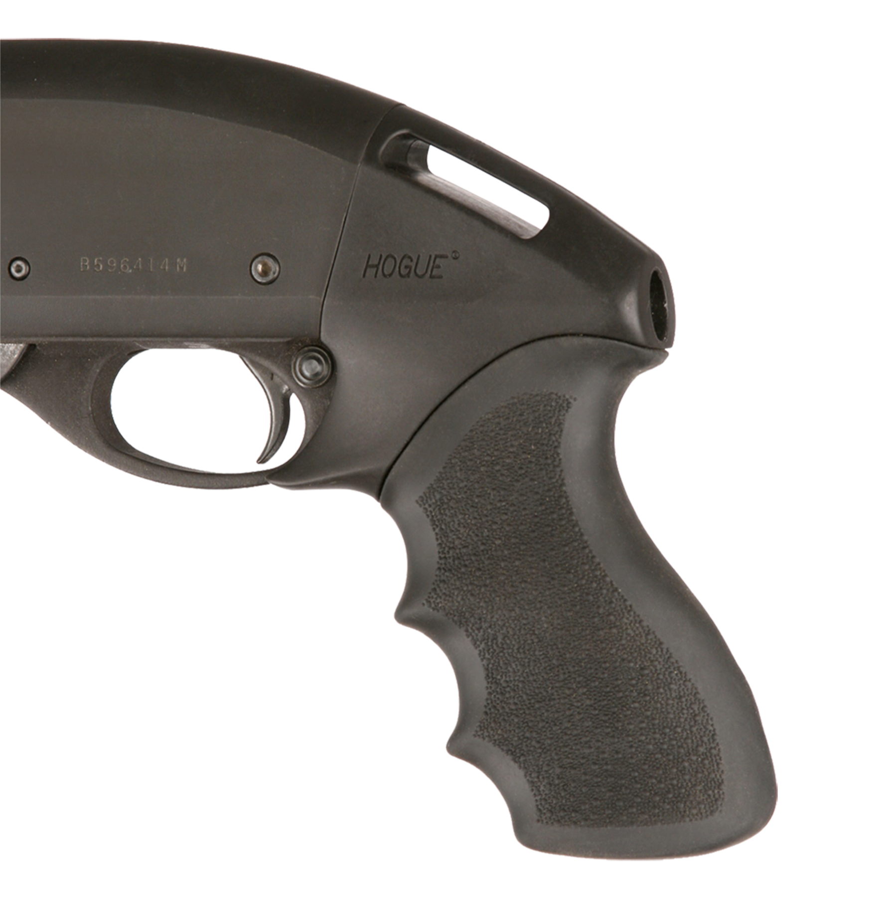 Hogue 08714 Tamer  Black Rubber Pistol Grip with Finger Grooves for Remington 870
