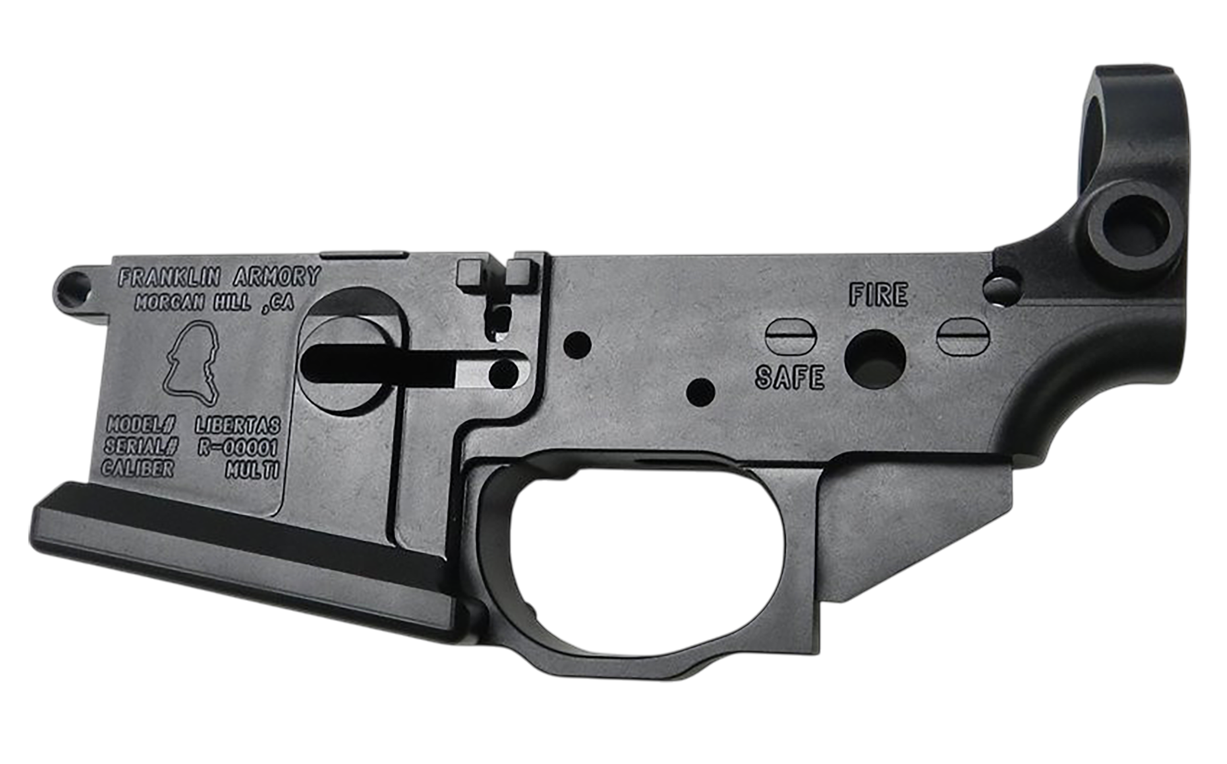 Franklin Armory 0020003BLK Libertas  Aluminum Black Hardcoat Anodize