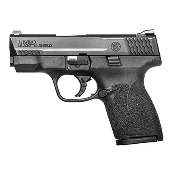 dSMITH & WESSON M&P45 SHIELD M2.0 NTS 3.3" PSTL BLK 7RD