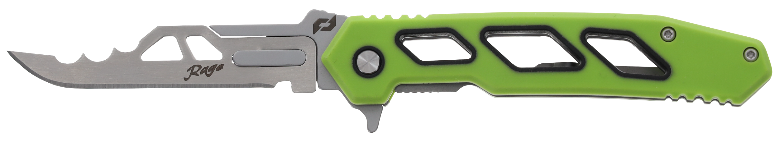Schrade 1197645 Isolate Enrage 7 2.60" Folding Scalpel Plain Satin 420A Steel Blade, 4.25" Green Non-Slip Carbon Fiber Handle, Includes Blade Removal Tool/Case/Sheath/