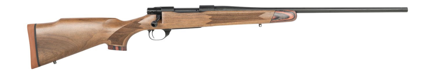 Howa HWH708LUX M1500 Standard Hunter 7mm-08 Rem 5+1 22" Black Steel Threaded Barrel, Black Steel Receiver, Walnut Wood Stock