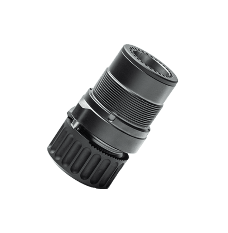 B&T Firearms SD-145490 HUB Adapter  5.56 Black Titanium/Stainless Steel