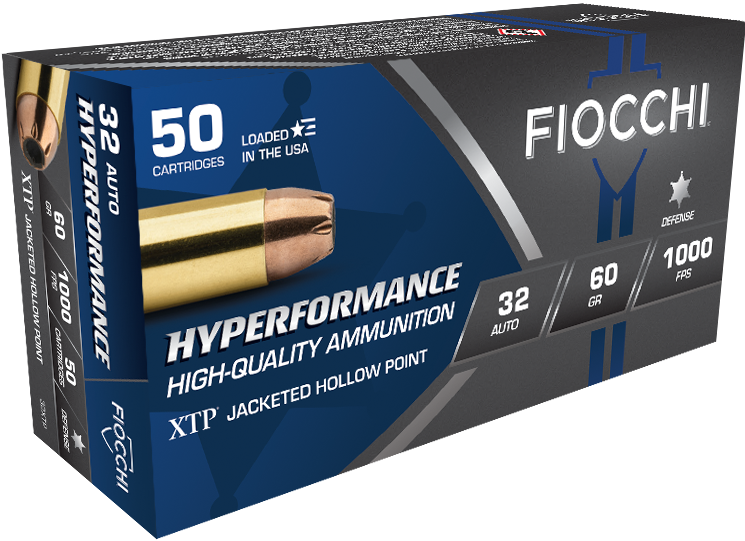 FIOCCHI 32 AUTO 60GR XTP JHP 50RD