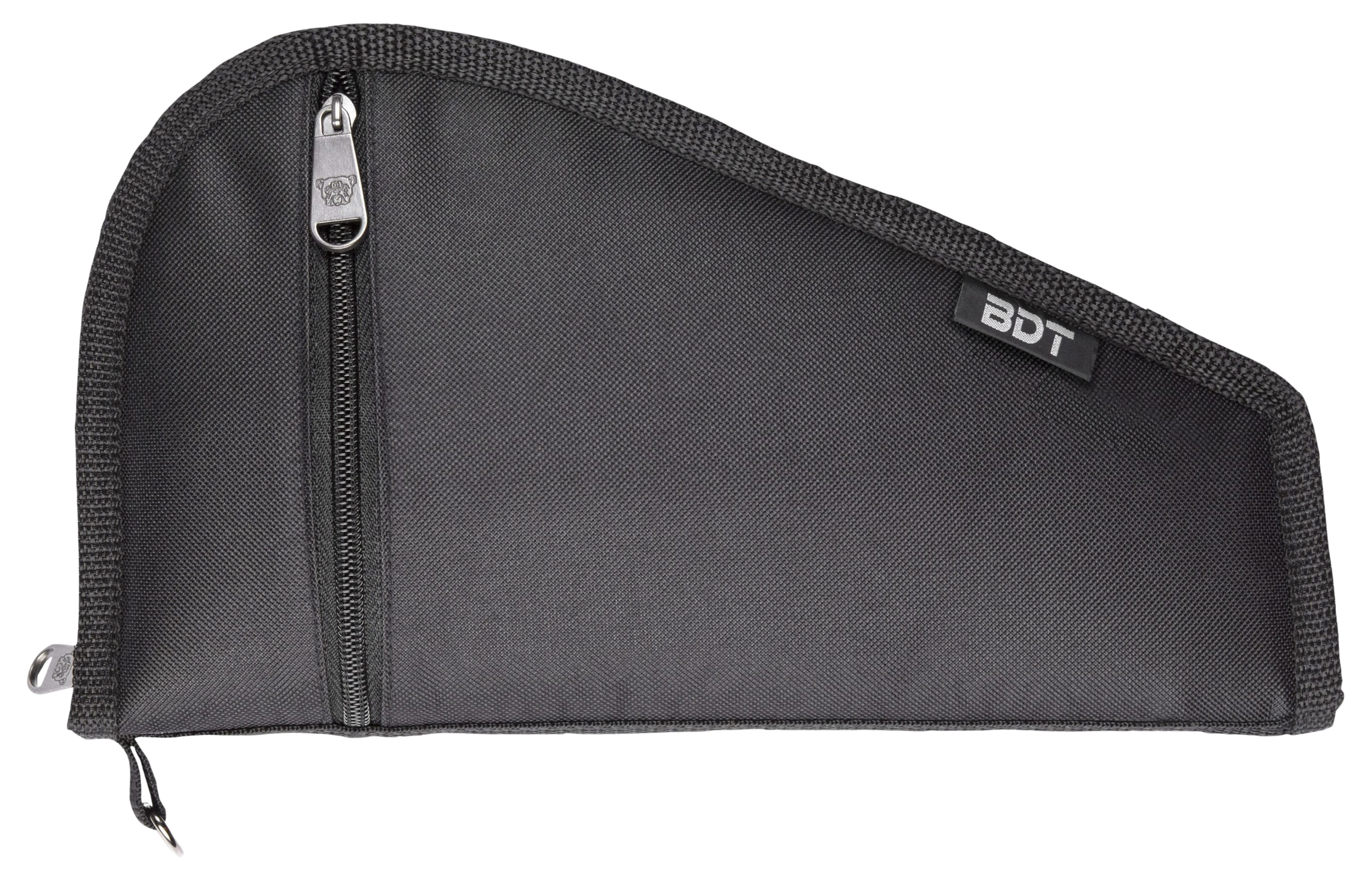 Bulldog BDT620B Deluxe Pistol Case With Pocket & Sleeve, Black Water-Resistant Outer Shell, Impact-Resistant Padding, Heat-Resistant Quilted Lining 12"L x 6"H