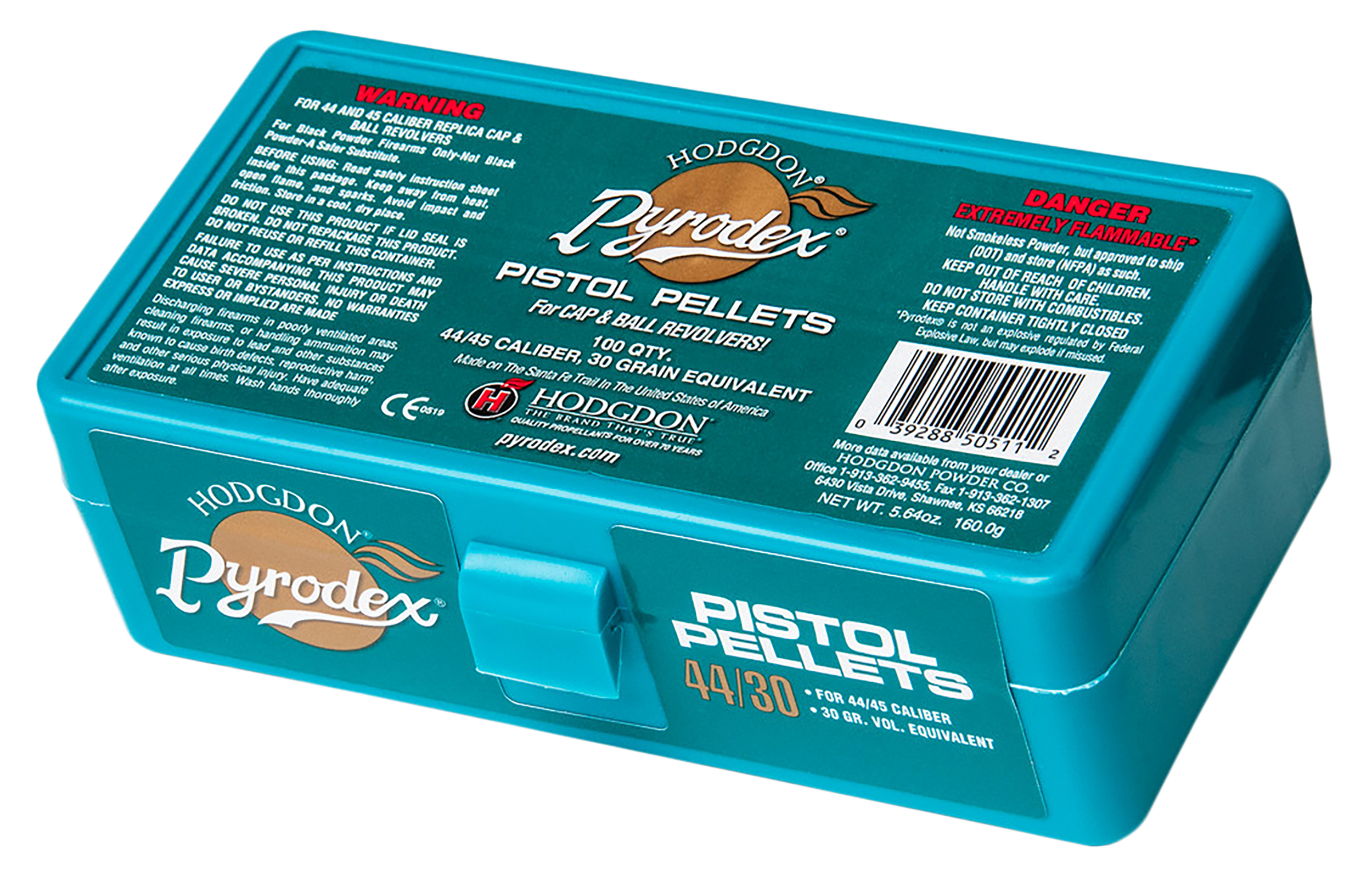 Hodgdon RP4430 Pyrodex Pellets 44/30 Pistol 100 Per Box